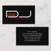 Carte de visite DJ unique (Devant / Derrière)