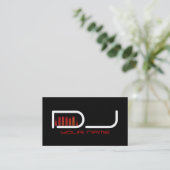 Carte de visite DJ unique (Debout devant)