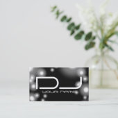 Carte de visite DJ unique avec lumière (Debout devant)