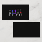 Carte De Visite djiu jitsu    entraînement, cadeau bjj avec texte. (Devant / Derrière)
