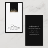 Carte De Visite Djs Professional Music (Devant / Derrière)