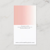 Carte De Visite do-it-yourself Boucles d'oreille Bijoux Bow Card R (Dos)