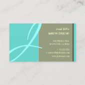 Carte De Visite DO-IT-YOURSELF Couleur, Monogramme Duo (Dos)