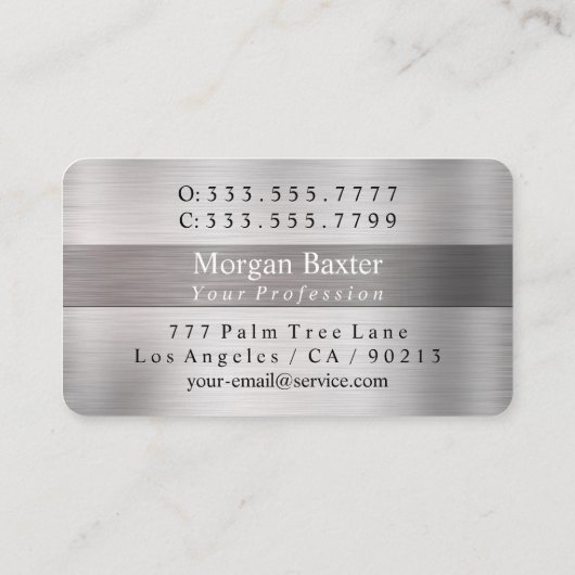 Carte De Visite do-it-yourself Maroon Monogramme Nom, Lt & Dk Bros (Dos)