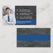 Carte de visite d'objet immobilier de banquier de (Devant / Derrière)