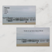 Carte de visite d'océan (Devant / Derrière)