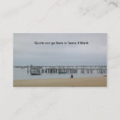 Carte de visite d'océan (Dos)