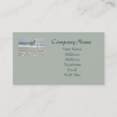 Carte de visite d'océan de cheval (Dos)