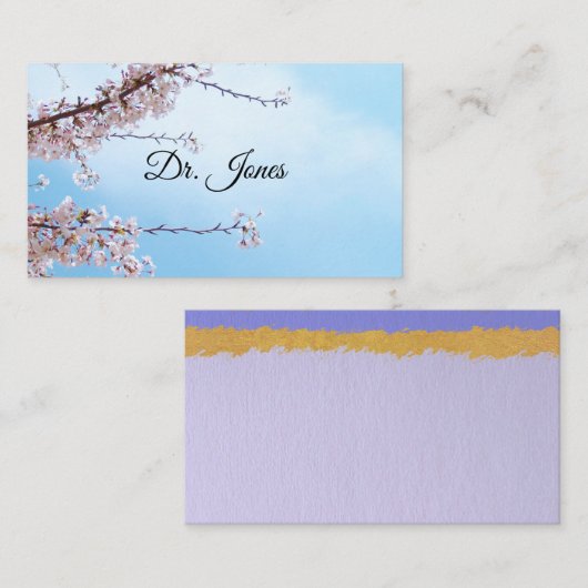 Carte De Visite Docteur (Devant / Derrière)