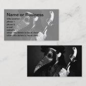 Carte De Visite Docteur de peste (Devant / Derrière)