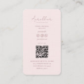 Carte De Visite Docteur Dentiste Moderne Chirurgie Dentaire Pearl  (Dos)