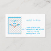 Carte De Visite Docteur en vol (Dos)