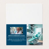 Carte De Visite Docteur | Matériel de bureau dentaire (Extérieur déplié)