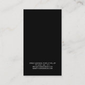 Carte De Visite Docteur Medical de clinique de (Dos)