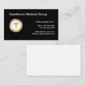 Carte De Visite Docteur Médicale classique avec logo (Devant / Derrière)