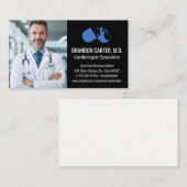 Carte De Visite Docteur Médicale | Employés hospitaliers (Devant / Derrière)