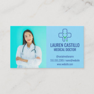 Carte De Visite Docteur Médicale   Logo santé hospitalière