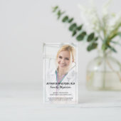 Carte De Visite Docteur Médicale | Médecin | Stethoscope | Santé (Debout devant)