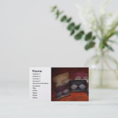Carte De Visite Docteur - Optométriste - Ensemble d'optiques (Debout devant)