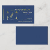 Carte De Visite Docteur Physiotherpist de clinique privée de (Devant / Derrière)