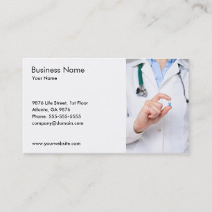Carte De Visite Docteur simple Medical Healthcare