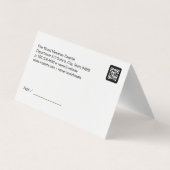 Carte De Visite Docteur Smiling | Logo gynécologue obstétricien (Dos)