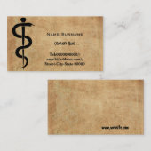 Carte De Visite docteur, soins médicaux, santé, (Devant / Derrière)