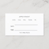 Carte De Visite Doctor Physician Appointment Reminder And  (Dos)