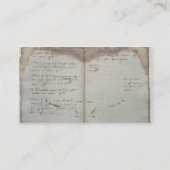 Carte De Visite Documents marchands, lettre d'acceptation de chan (Dos)