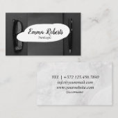 Carte De Visite Documents Pink Law Lawyer Paralegal (Devant / Derrière)