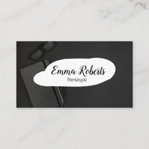 Carte De Visite Documents Pink Law Lawyer Paralegal