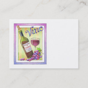 CARTE DE VISITE DODUE, VINO ! VOUS M'AVEZ EU DÈS M
