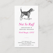 Carte de visite Dog Business (Devant)