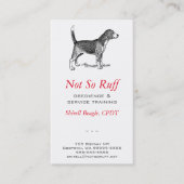 Carte de visite Dog Business (Devant)