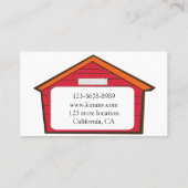 Carte De Visite Dog House (Dos)