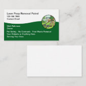 Carte De Visite Dog Poop Removal Services  (Devant / Derrière)