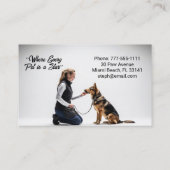 Carte De Visite Dog Trainer (Dos)