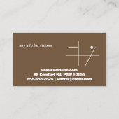 Carte De Visite Dog Training School (Dos)