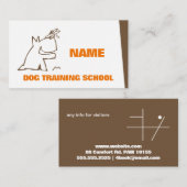 Carte De Visite Dog Training School (Devant / Derrière)