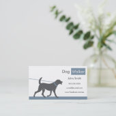 Carte de visite Dog Walker (Debout devant)