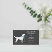 Carte de visite Dog Walker (Debout devant)