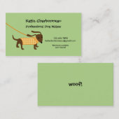 Carte de visite Dog Walker (Devant / Derrière)