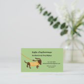 Carte de visite Dog Walker (Debout devant)