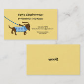 Carte de visite Dog Walker (Devant / Derrière)