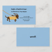 Carte de visite Dog Walker (Devant / Derrière)