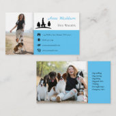 Carte De Visite Dog Walker | Dog Trainer | Pet Care (Devant / Derrière)