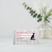 Carte De Visite Dog walker / Pet Care Sitting (Debout devant)