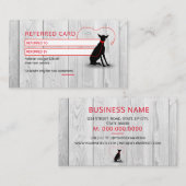 Carte De Visite Dog walker / Pet Care Sitting (Devant / Derrière)