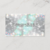 Carte De Visite Doggies | Arrière - plan d'étincelle (Dos)