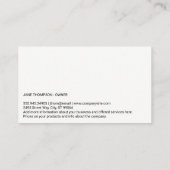 Carte De Visite Doggies mignonnes assis | Groomer | Formateur (Dos)